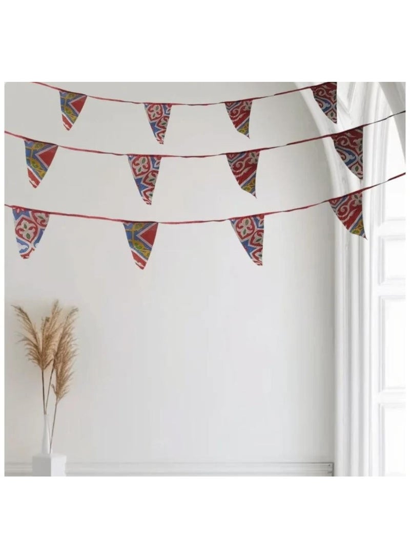 30-meter Ramadan decorative ribbon – an elegant Ramadan decoration that adds a distinctive spiritual atmosphere to homes, shops, and Ramadan events. - Image 1